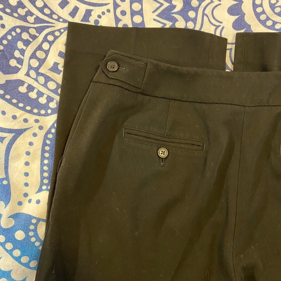 💙👖BEAUTIFUL BLACK ANNE KLEIN DRESS PANTS👖💙6 5/6 28 EUC 4 POCKET TROUSERS - Picture 6 of 16